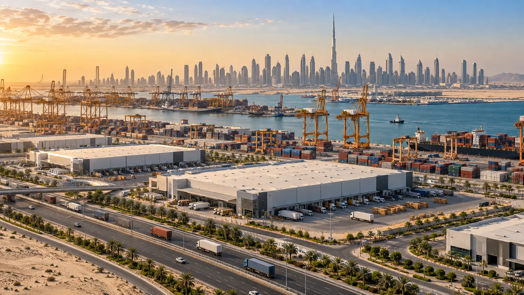Cảng và trung tâm logistics tại Dubai
